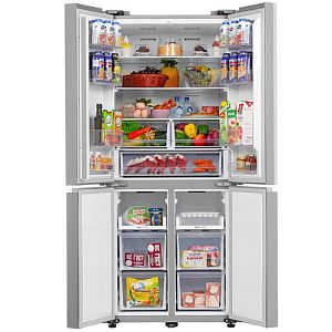 Холодильник многодверный Samsung RF50K5920S8/WT серебристый