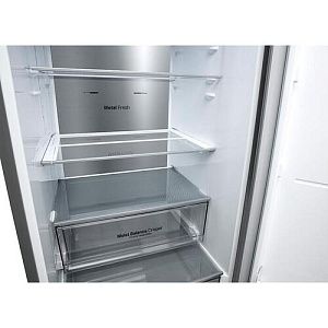 Холодильник с морозильником LG GC-B509SMSM серебристый