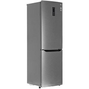 Холодильник с морозильником LG GA-B419SLUL серебристый