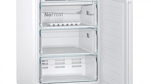 Холодильник с нижней морозильной камерой BOSCH KGN39XW27R