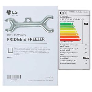 Холодильник Side by Side LG GC-Q257CBFC черный