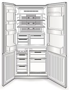 Холодильник Mitsubishi Electric MR-LR78EN-GBK-R