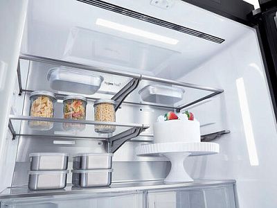 Холодильник многодверный LG GR-A24FQAKM серый