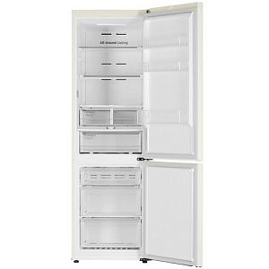 Холодильник с морозильником Samsung RB36T674FEL/WT бежевый