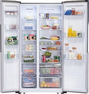 Двухкамерный холодильник Gorenje NRS9181MX