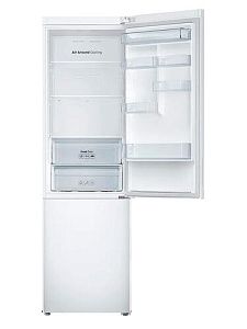 Холодильник с морозильником Samsung RB37A5200WW/WT белый