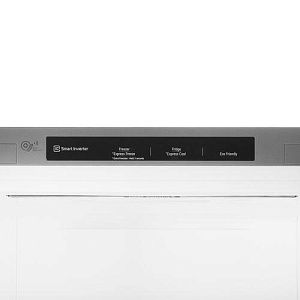 Холодильник с морозильником LG GA-B509MCZL серый