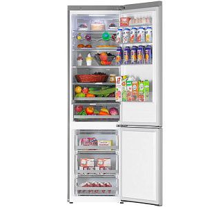Холодильник с морозильником LG GA-B509MAUM серебристый