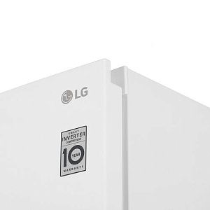 Холодильник с морозильником LG GA-B509MVQM белый