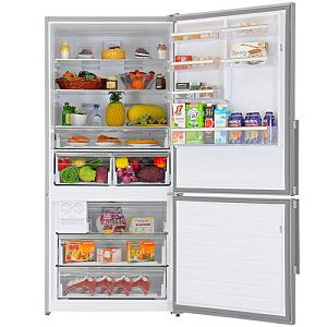 Холодильник с морозильником Hotpoint-Ariston HA84BE 72 XO3 2 серебристый