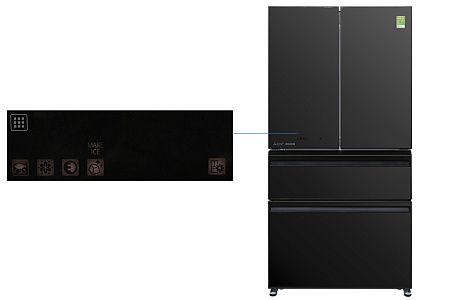 Холодильник Mitsubishi Electric MR-LXR68EM-GBK-R