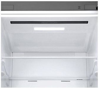 Холодильник с морозильником LG GA-B509MAWL серебристый