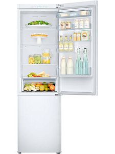 Холодильник с морозильником Samsung RB37A50N0WW белый