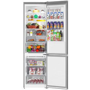 Холодильник с морозильником Bosch KGN39XI28R серебристый