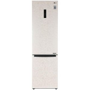 Холодильник с морозильником LG GA-B509MESL бежевый