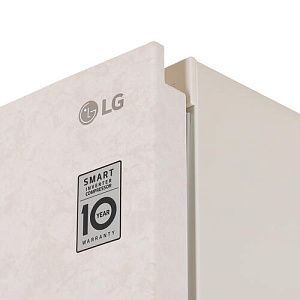 Холодильник с морозильником LG GA-B509CECL бежевый