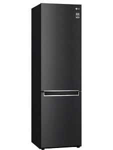 Холодильник с морозильником LG GW-B509SBNM черный