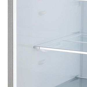Холодильник с морозильником LG GC-B569PMCM серебристый