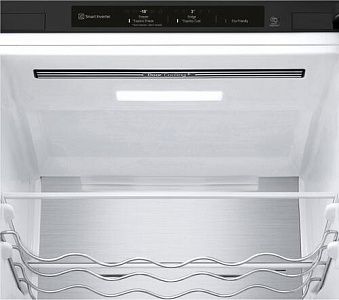 Холодильник с морозильником LG GW-B509SBNM черный