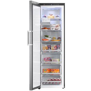 Морозильный шкаф LG GC-B404FAQM серебристый