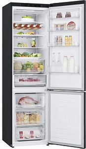 Холодильник с морозильником LG GW-B509SBNM черный