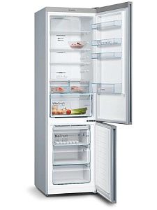 Холодильник с морозильником Bosch KGN39XI326 серебристый