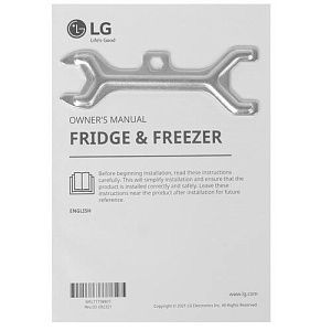 Холодильник Side by Side LG GC-L257CBEC черный