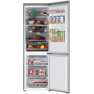 Холодильник с морозильником LG GA-B459MAUM серый