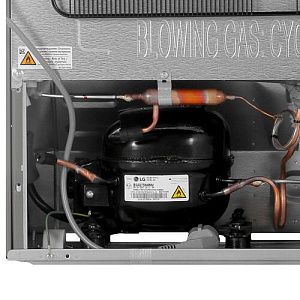 Холодильник с морозильником LG GA-B509PSAM серебристый