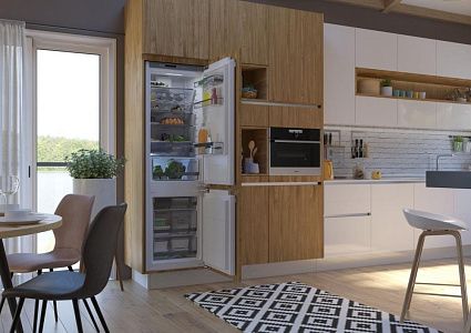 Встраиваемый двухкамерный холодильник Gorenje NRKI4181A1